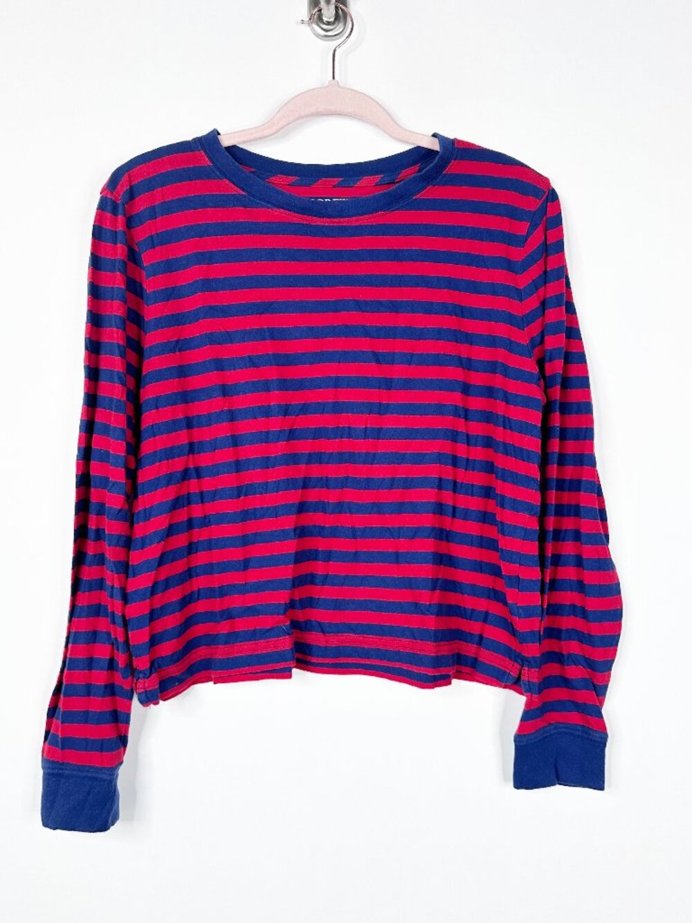 2/$30 J. Crew Vintage Jersey Long-sleeve T-shirt in Stripe #A1967 - Picture 3 of 8